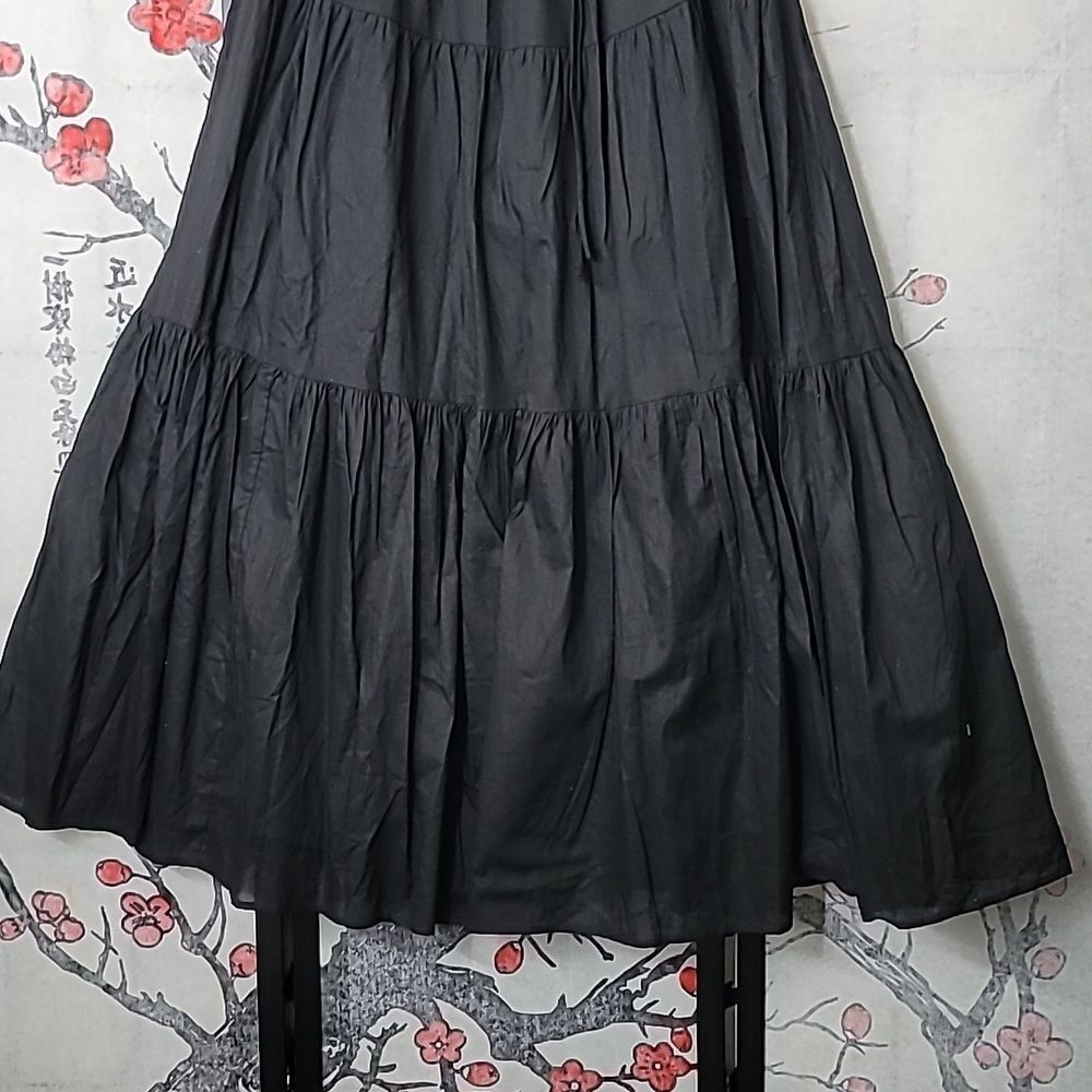 Dissh Fletcher Black Linen Blend Skirt Size 14 - Picture 4 of 9